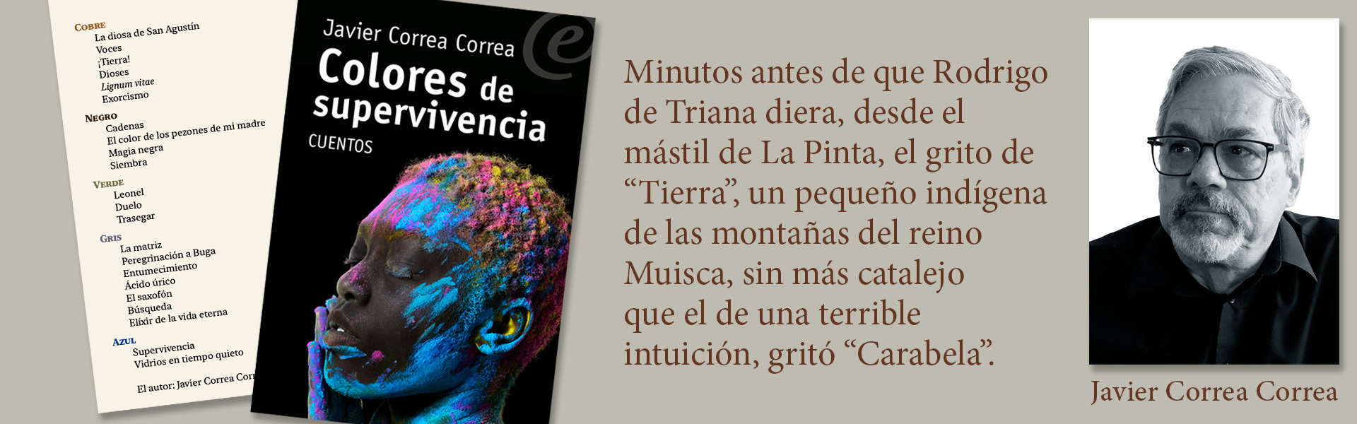 Colores de supervivencia, Javier Correa Correa